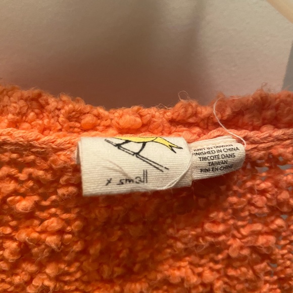 ANTHROPOLOGIE Orange Cozy Sweater - Picture 5 of 5